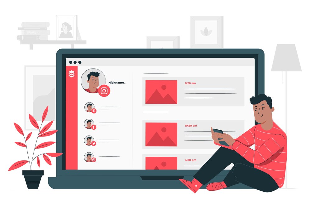 Digital VCard's Dashboard Access Mini web Maker in India